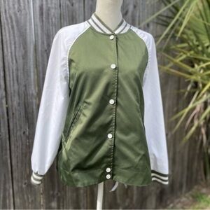 Hunter For Target Olive Green Varsity Jacket Size Small